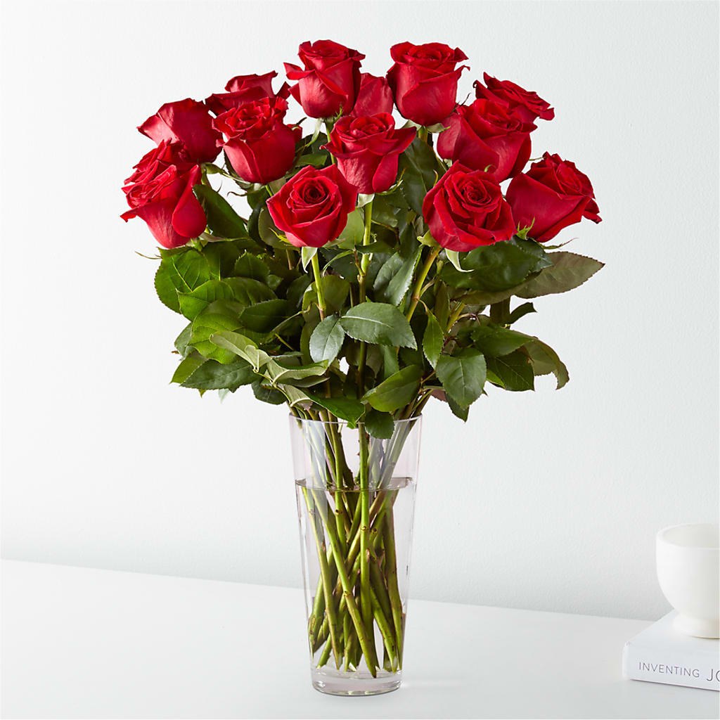Long Stem Red Rose Bouquet – Perkins Floral, Greenville MS