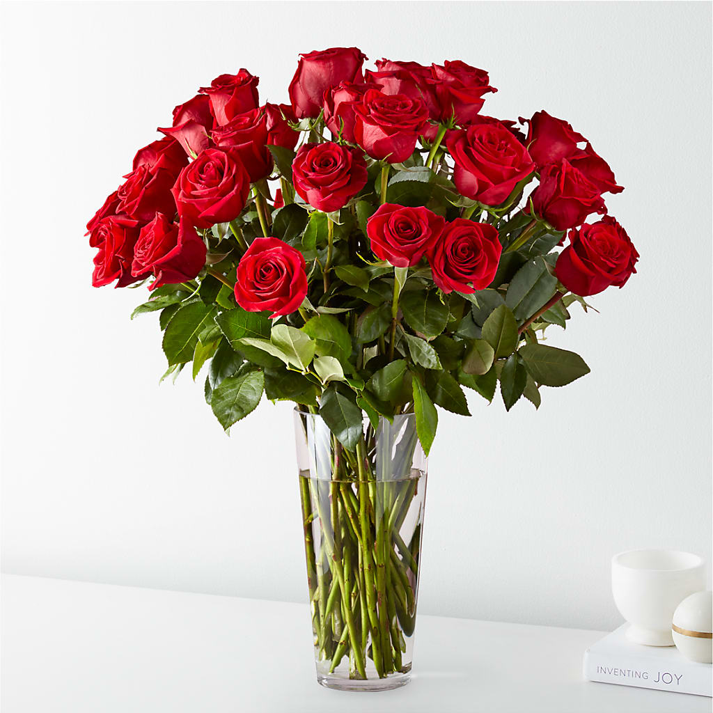 Long Stem Red Rose Bouquet – Perkins Floral, Greenville MS