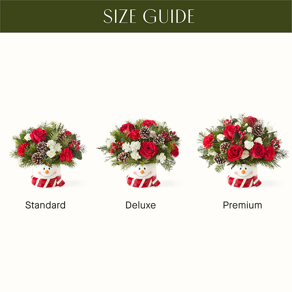 Jolly Snowman Bouquet – Perkins Floral, Greenville MS