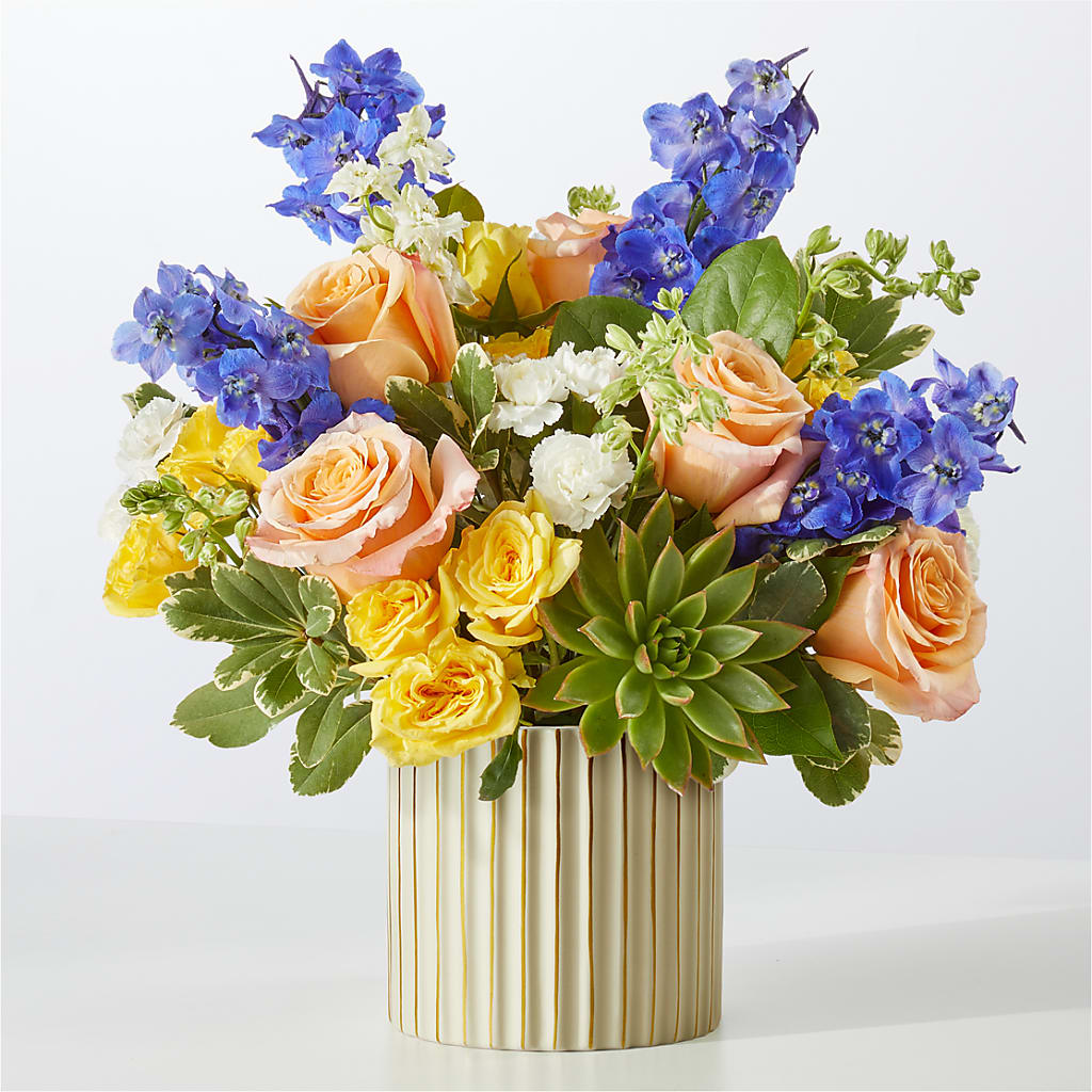 Cobalt Reverie Bouquet – Perkins Floral, Greenville MS