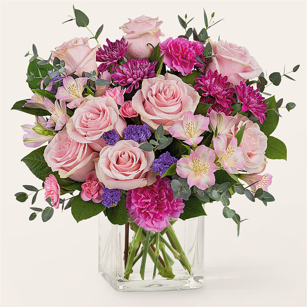 Rosy Radiance Bouquet – Perkins Floral, Greenville MS