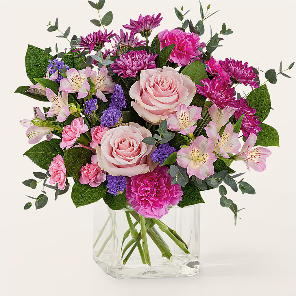 Rosy Radiance Bouquet – Perkins Floral, Greenville MS