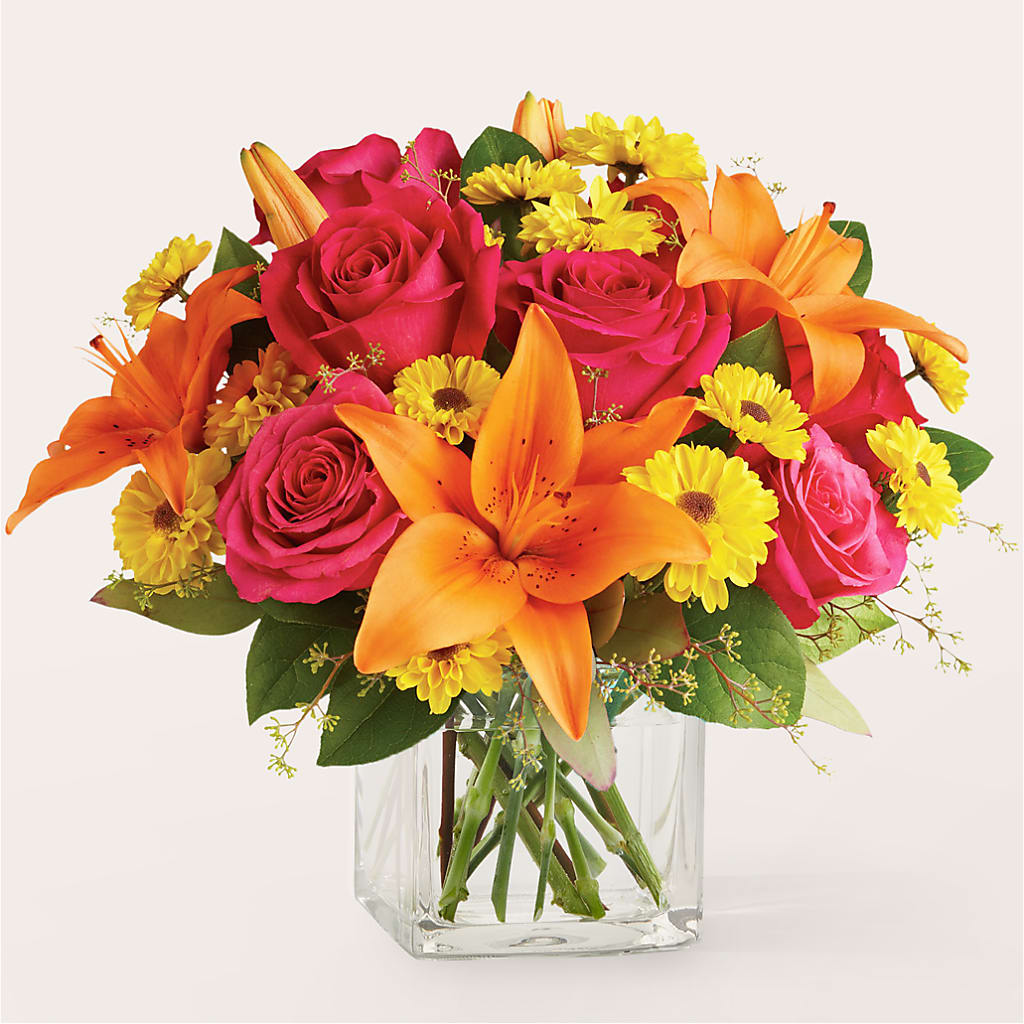 Neon Lights Bouquet – Perkins Floral, Greenville MS
