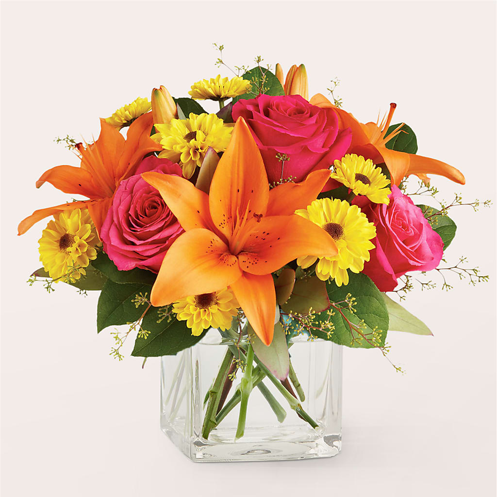 Neon Lights Bouquet – Perkins Floral, Greenville MS