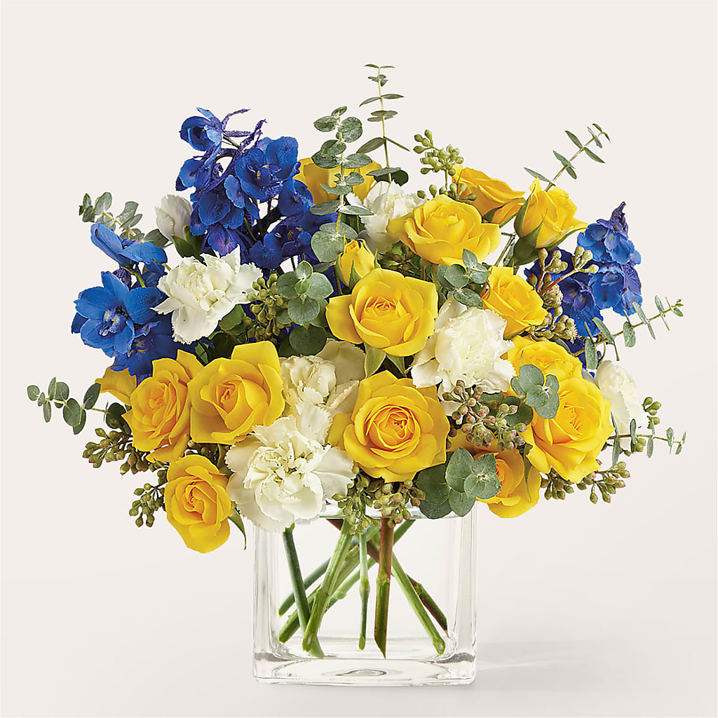 Sparkling Citrine Bouquet – Perkins Floral, Greenville MS