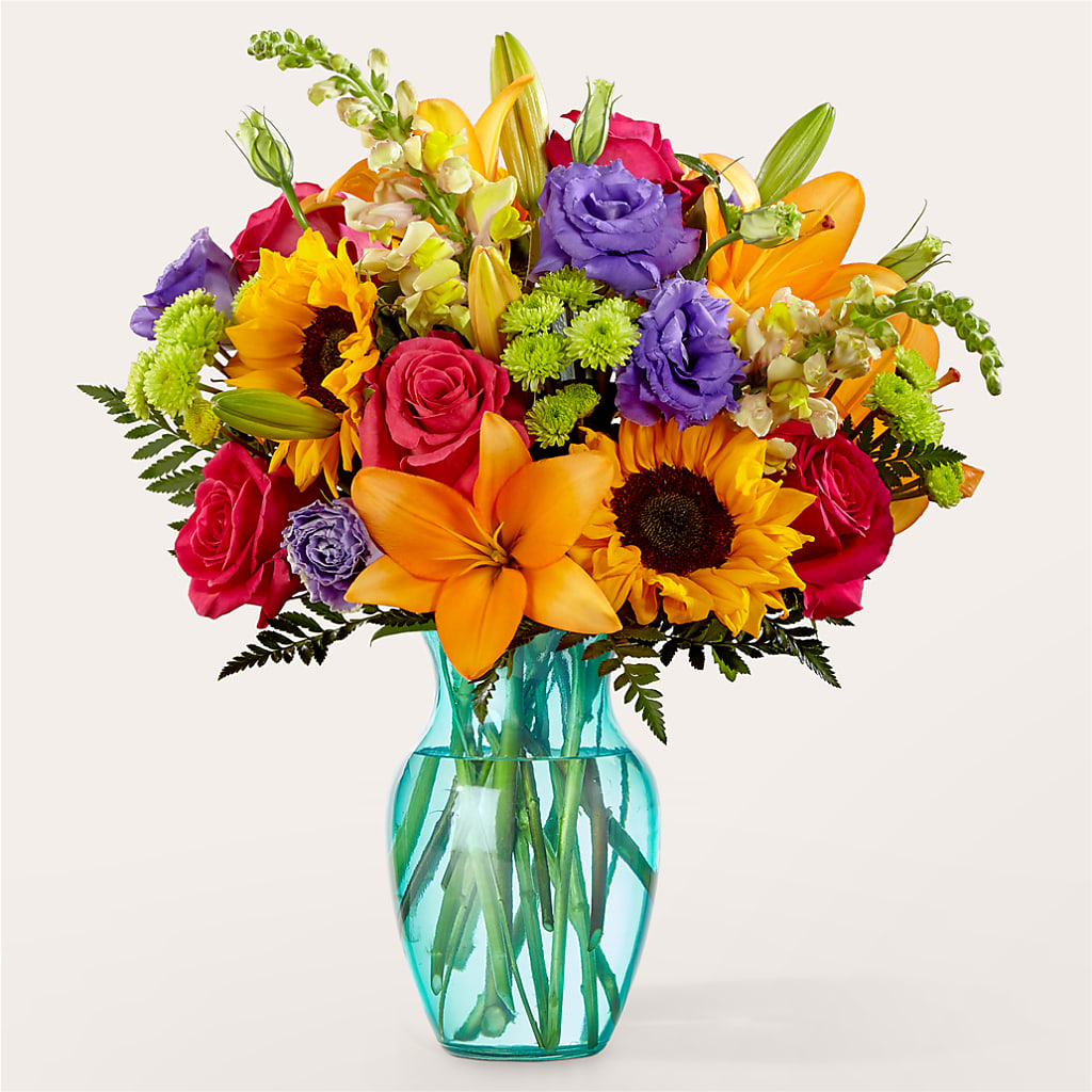 Double Rainbow Bouquet – Perkins Floral, Greenville MS