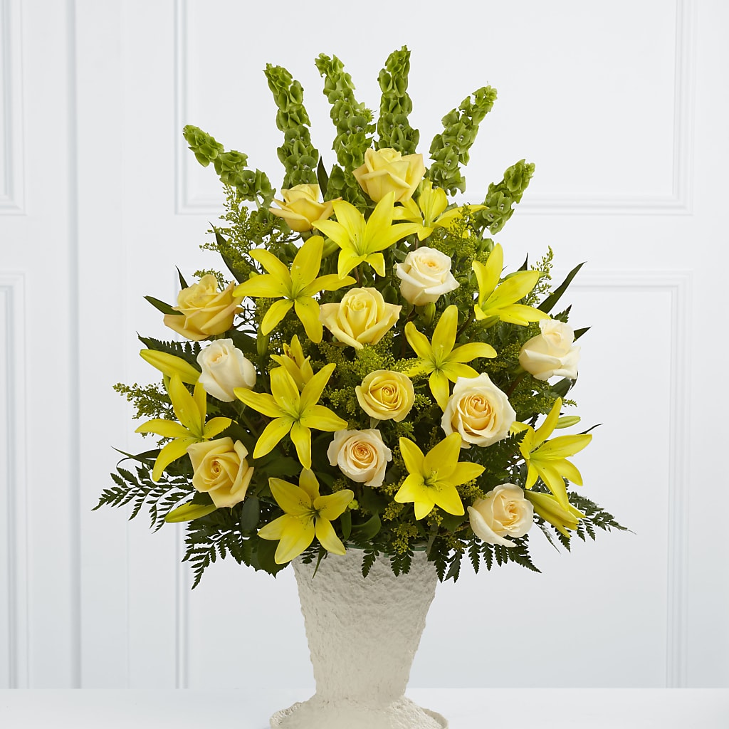 Golden Memories Arrangement – Perkins Floral, Greenville MS