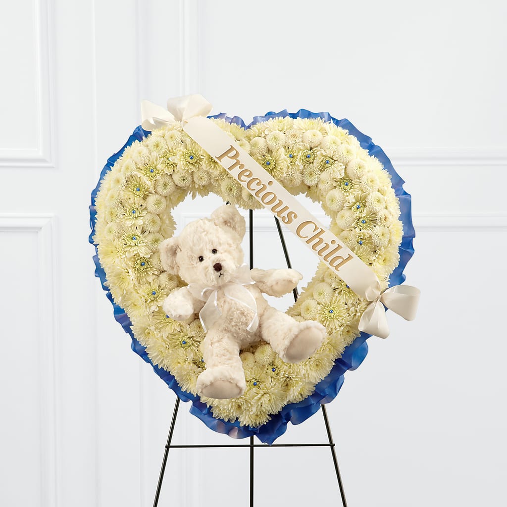Precious Child Standing Heart – Perkins Floral, Greenville MS