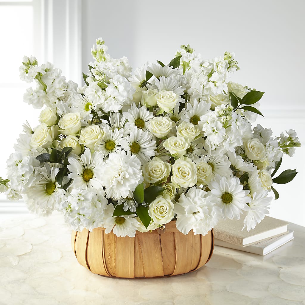 Graceful Garden Basket – Perkins Floral, Greenville MS