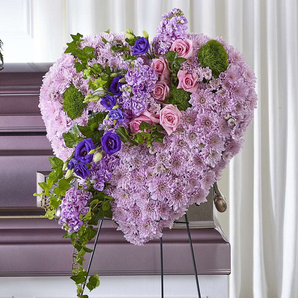 Treasured Love Standing Heart – Perkins Floral, Greenville MS