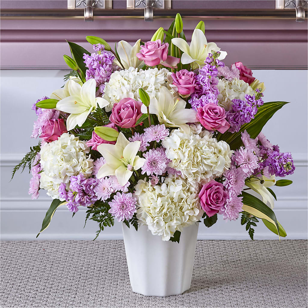 Heaven Sent Floor Basket – Perkins Floral, Greenville MS