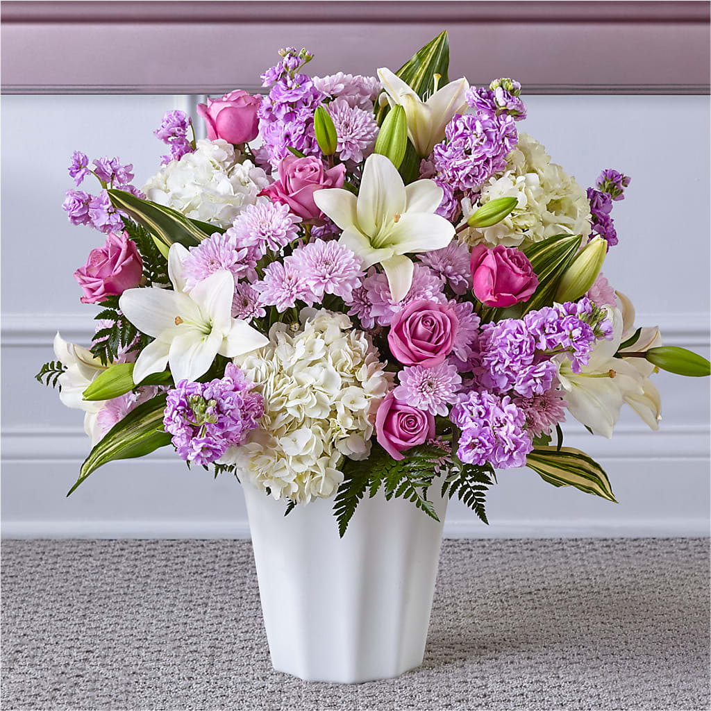 Heaven Sent Floor Basket – Perkins Floral, Greenville MS