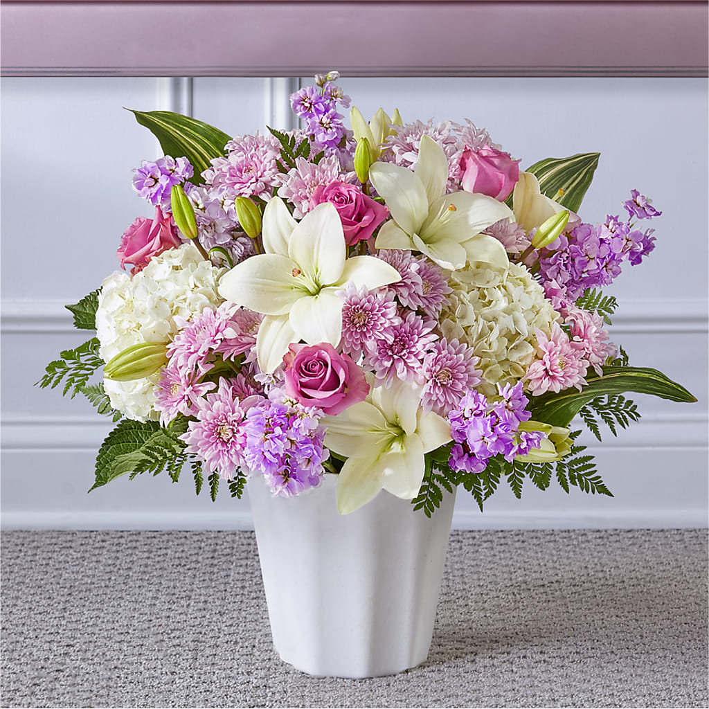 Heaven Sent Floor Basket – Perkins Floral, Greenville MS