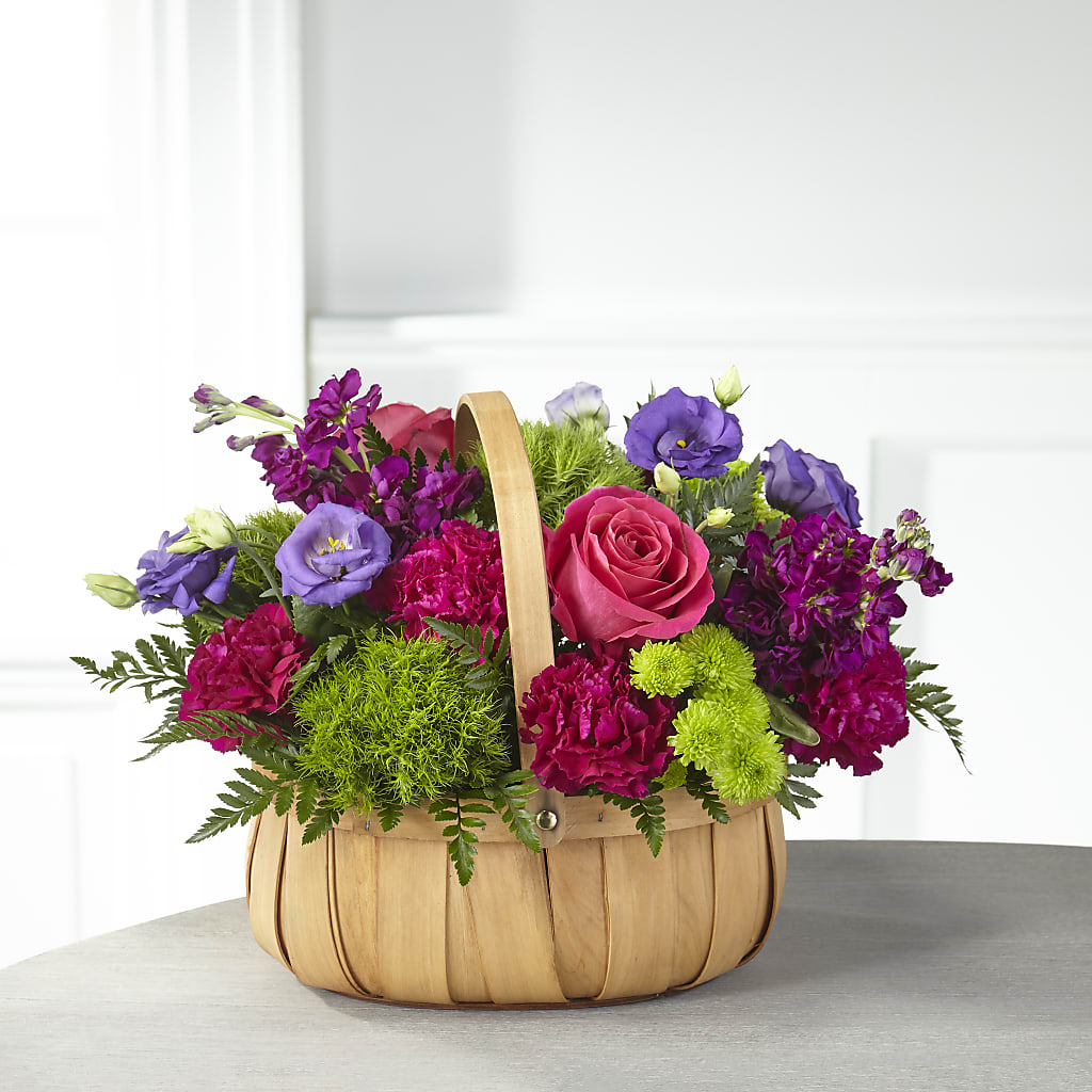 Serene Sanctuary Basket – Perkins Floral, Greenville MS
