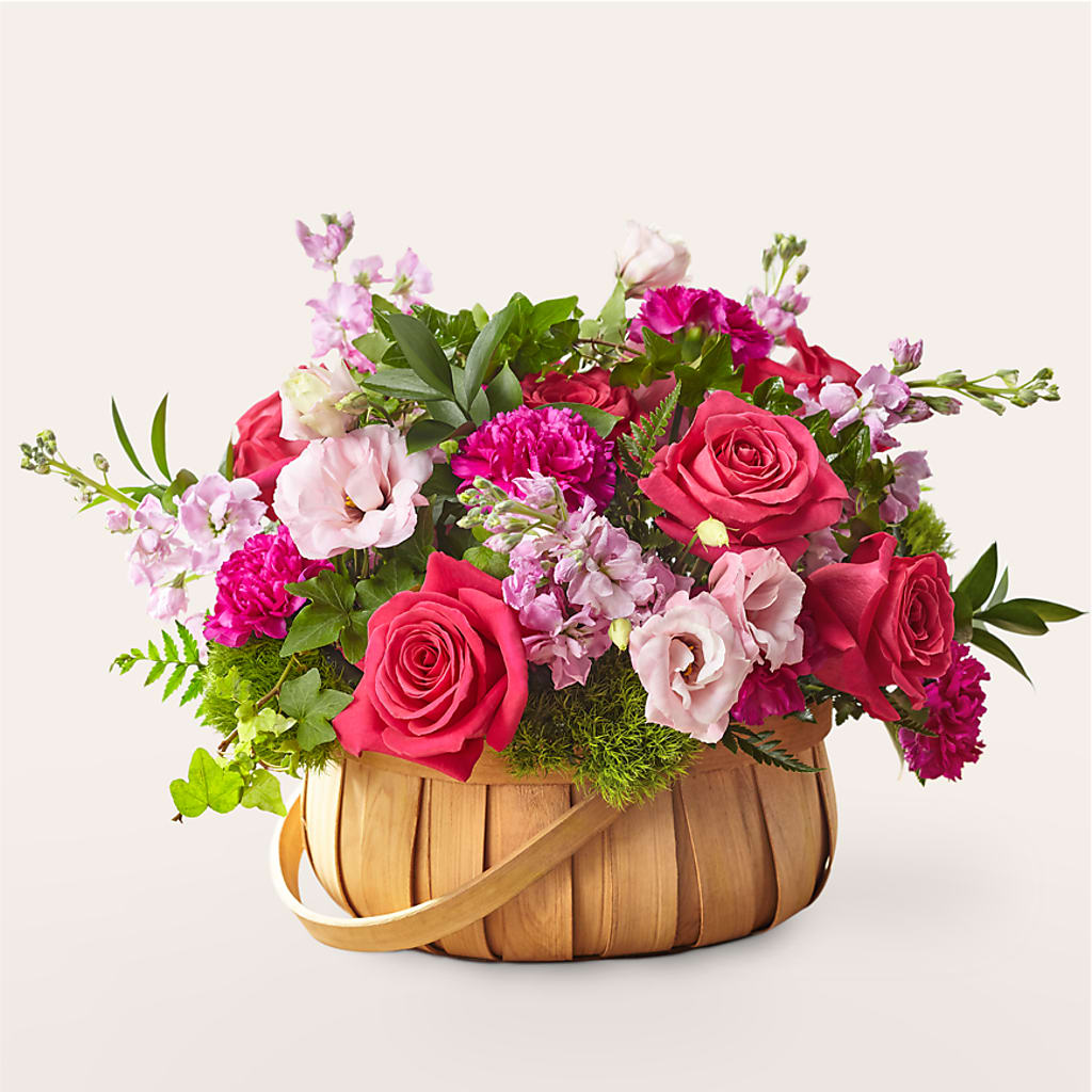 Radiance in Bloom Basket – Perkins Floral, Greenville MS