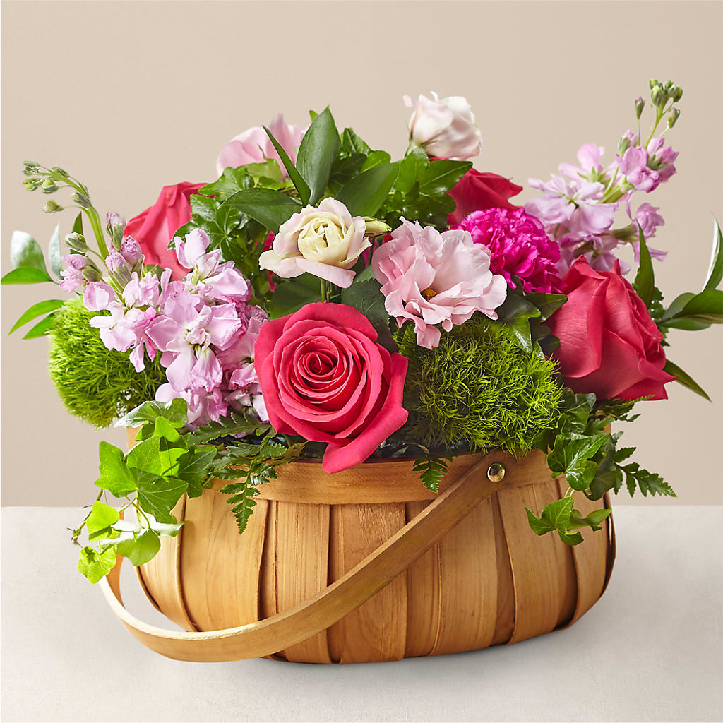 Radiance in Bloom Basket – Perkins Floral, Greenville MS
