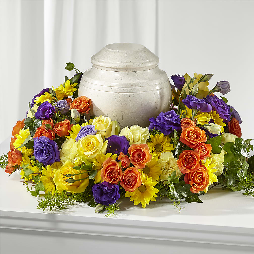 Blossoms of Remembrance Cremation Adornment – Perkins Floral, Greenville MS
