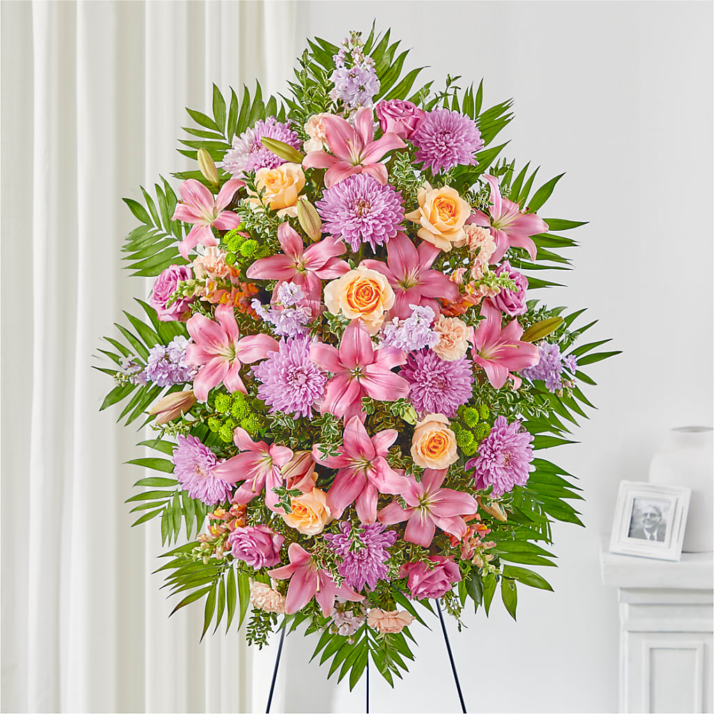 Love & Light Standing Spray – Perkins Floral, Greenville MS