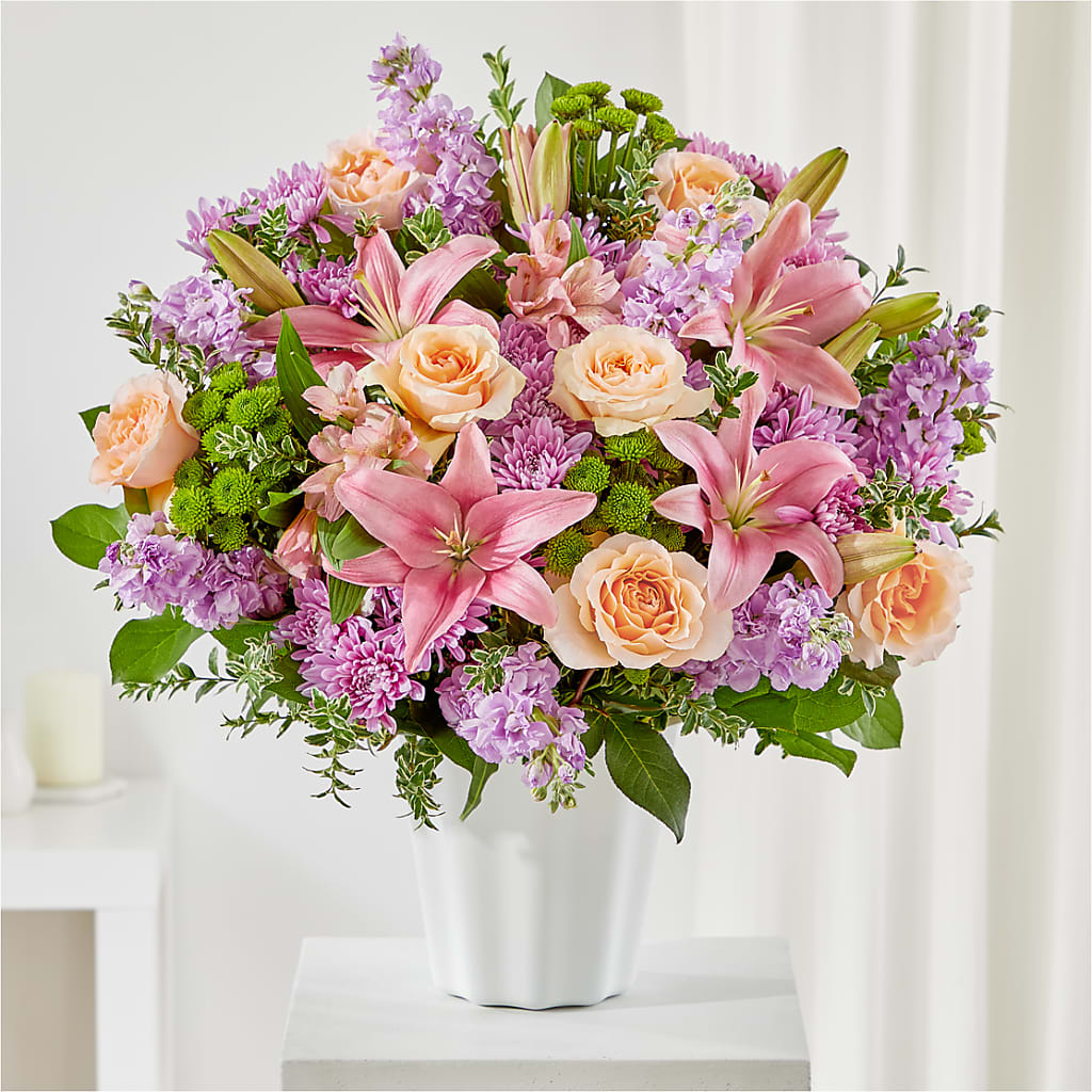 Supportive Embrace Tabletop Basket – Perkins Floral, Greenville MS