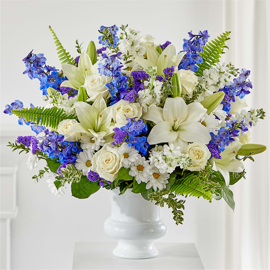 Expressions of Hope Urn Arrangement – Perkins Floral, Greenville MS