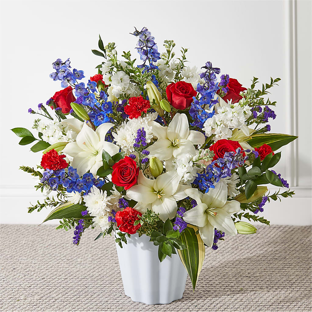 Consoled Floor Basket – Perkins Floral, Greenville MS