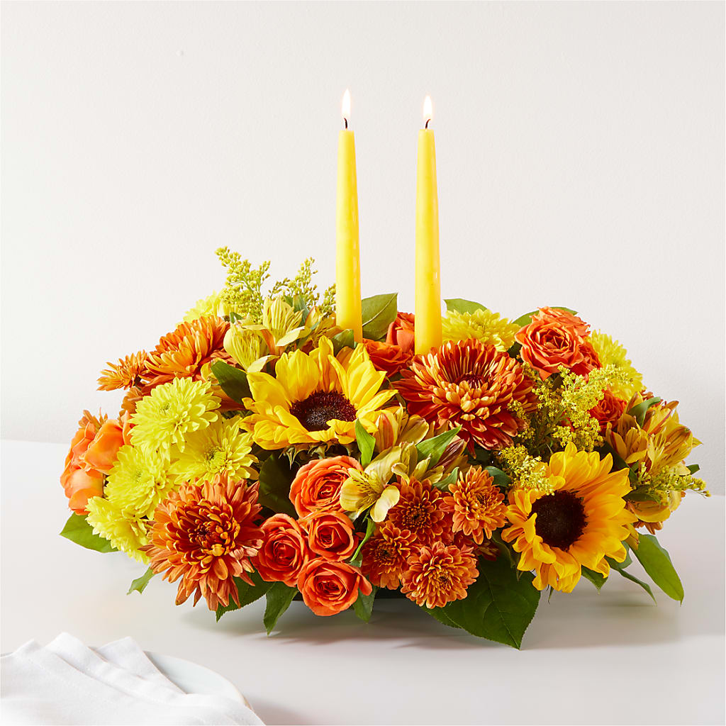 Autumn Harmony Centerpiece – Perkins Floral, Greenville MS