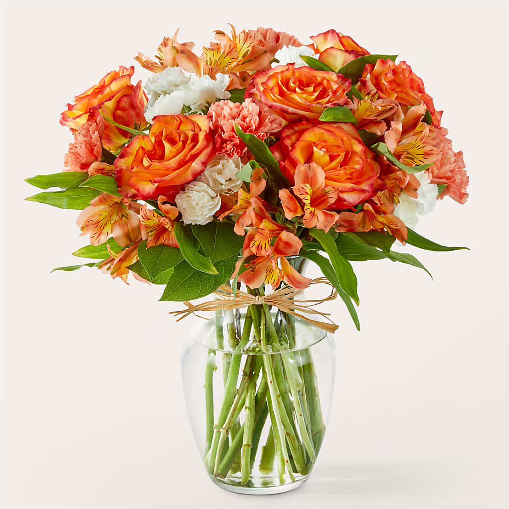 Apricot Glow Bouquet – Perkins Floral, Greenville MS
