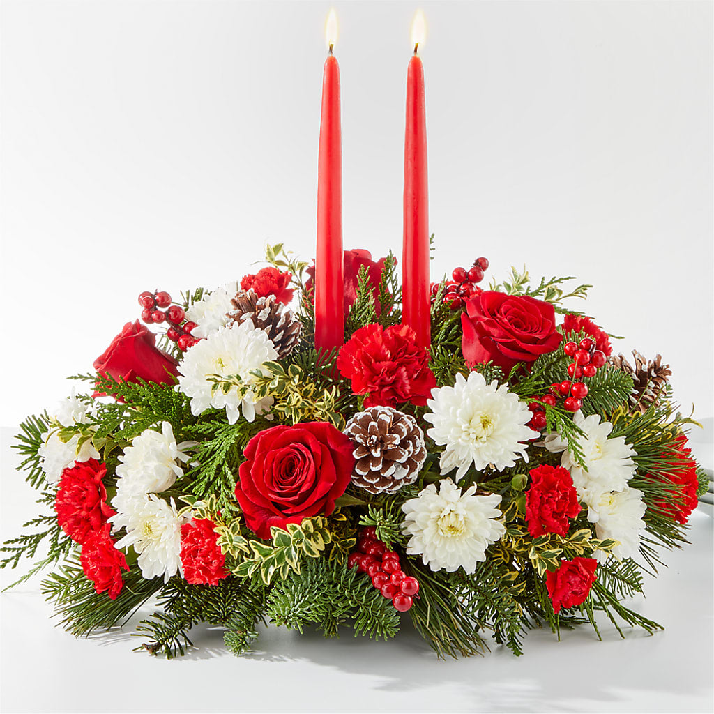 Holiday Soiree Centerpiece – Perkins Floral, Greenville MS