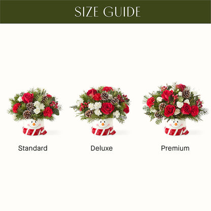 Jolly Snowman Bouquet –  Perkins Floral, Greenville MS