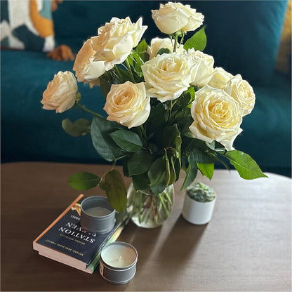 Long Stem Yellow Rose Bouquet –  Perkins Floral, Greenville MS