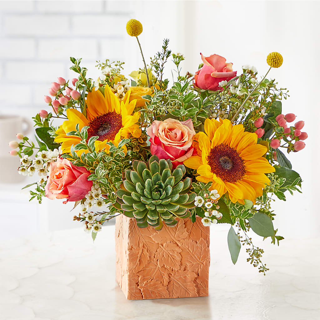 Sunflower Season Bouquet –  Perkins Floral, Greenville MS