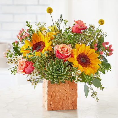 Sunflower Season Bouquet –  Perkins Floral, Greenville MS
