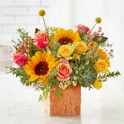 Sunflower Season Bouquet –  Perkins Floral, Greenville MS