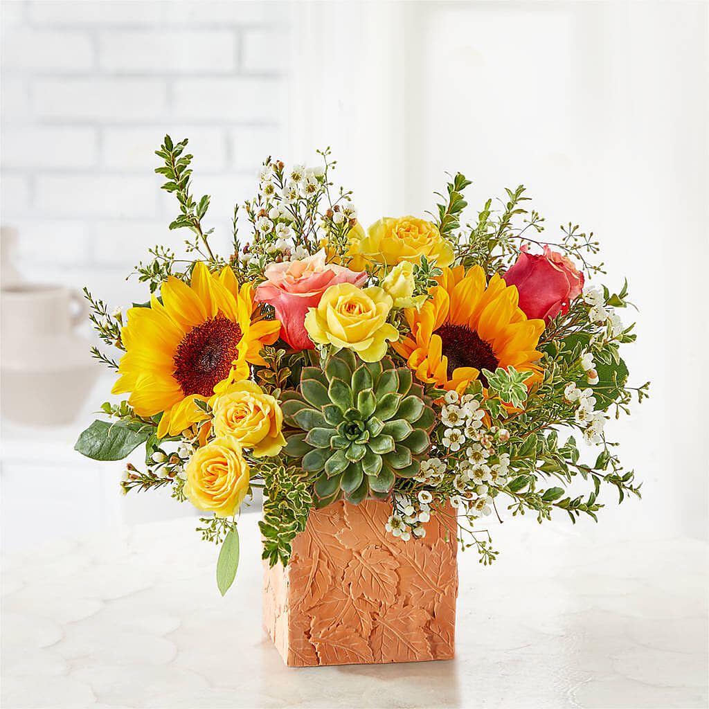 Sunflower Season Bouquet –  Perkins Floral, Greenville MS