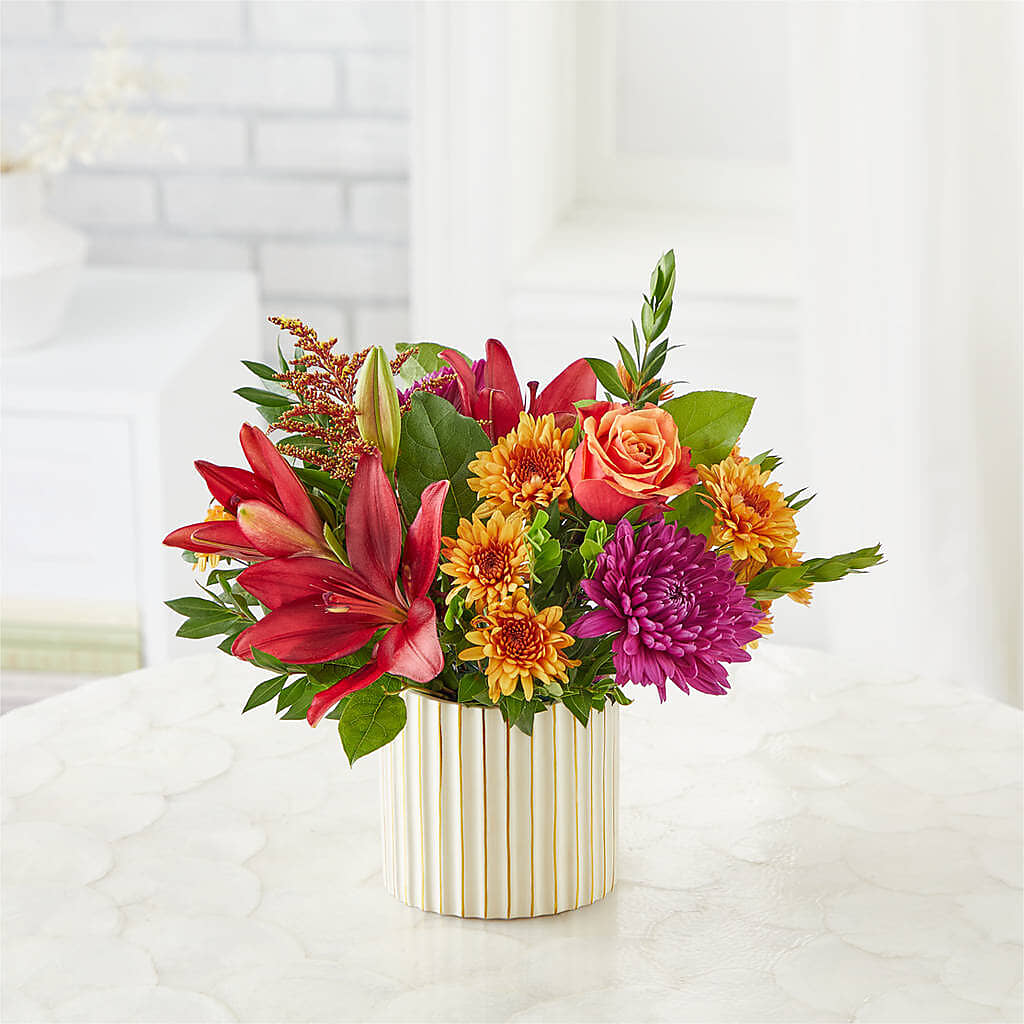 Burgundy Landscape Bouquet –  Perkins Floral, Greenville MS