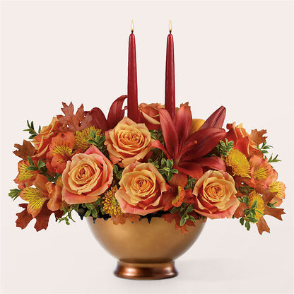 Harvest Table Centerpiece –  Perkins Floral, Greenville MS