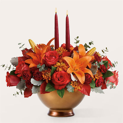 Fruits of Fall Centerpiece –  Perkins Floral, Greenville MS