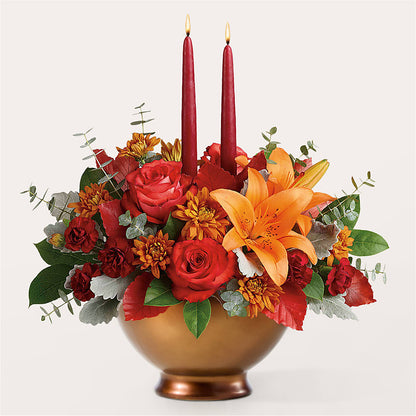 Fruits of Fall Centerpiece –  Perkins Floral, Greenville MS