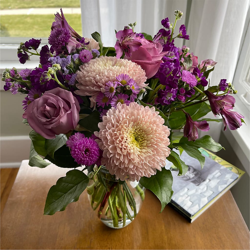 Ultraviolet Bouquet –  Perkins Floral, Greenville MS