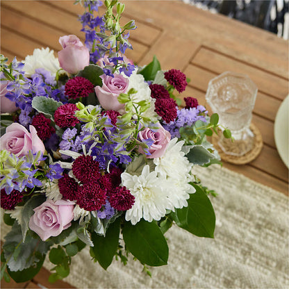 Violet Frost Bouquet –  Perkins Floral, Greenville MS