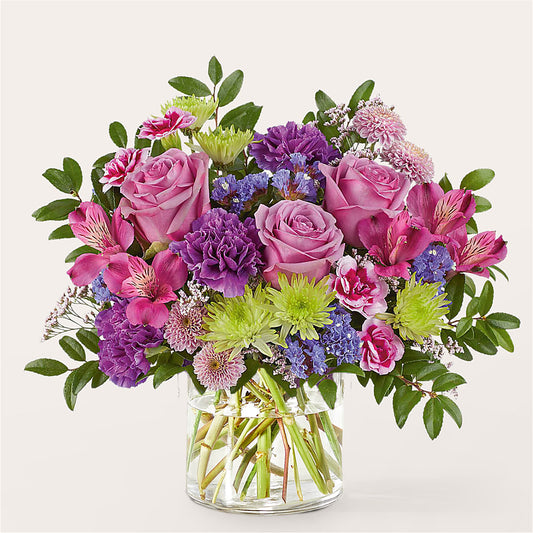 Glass Half Full Bouquet –  Perkins Floral, Greenville MS
