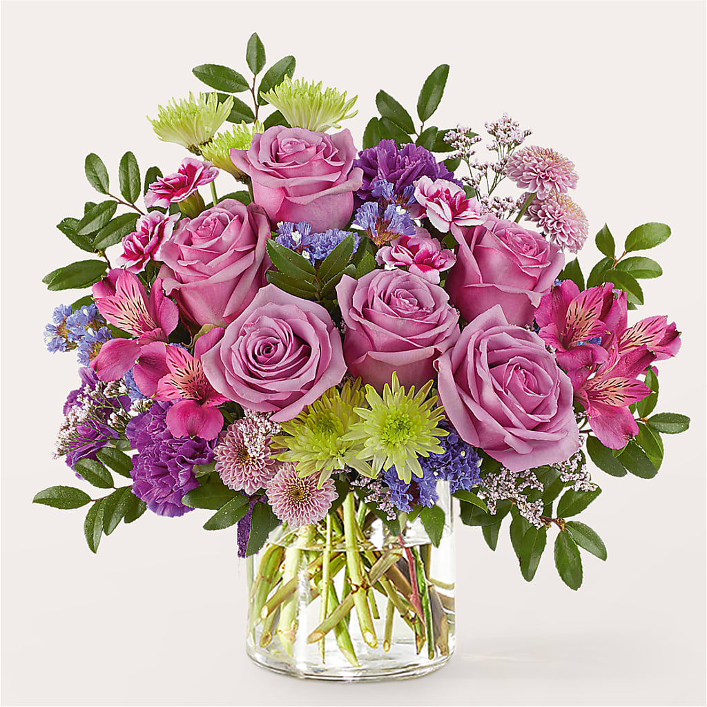 Glass Half Full Bouquet –  Perkins Floral, Greenville MS