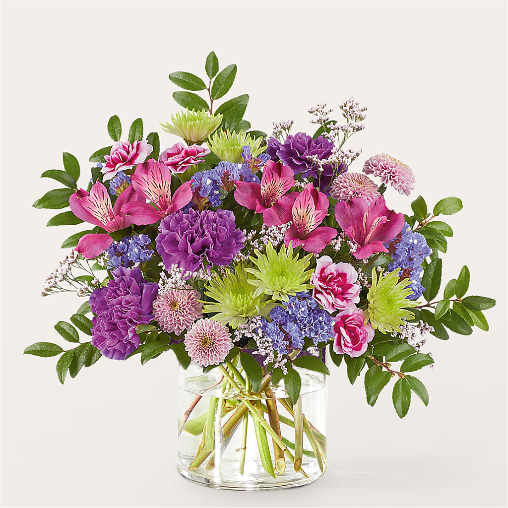 Glass Half Full Bouquet –  Perkins Floral, Greenville MS