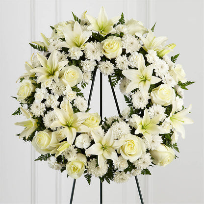 Treasured Tribute Wreath –  Perkins Floral, Greenville MS