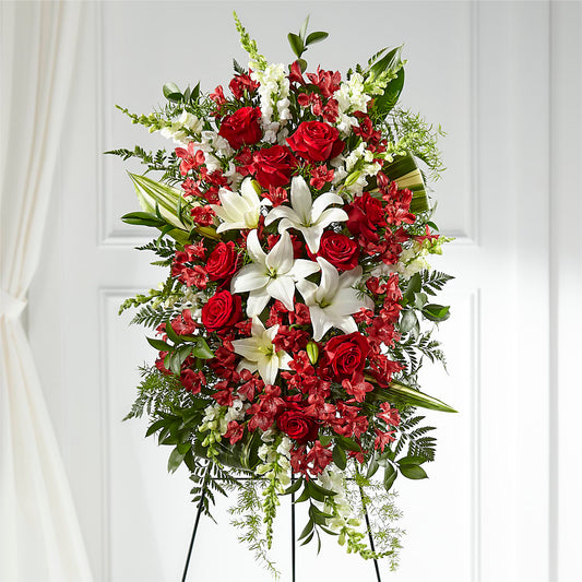 Everlasting Memory Standing Spray –  Perkins Floral, Greenville MS