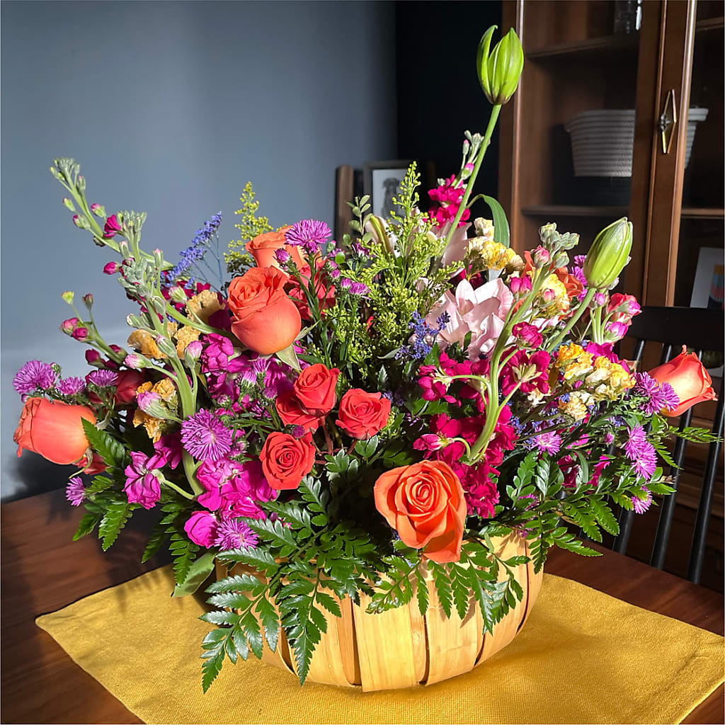 Garden of Life Basket –  Perkins Floral, Greenville MS