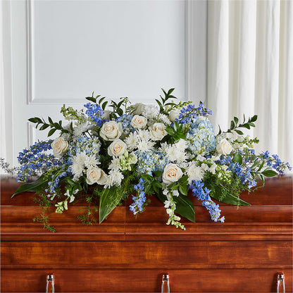 Timeless Essence Casket Spray –  Perkins Floral, Greenville MS