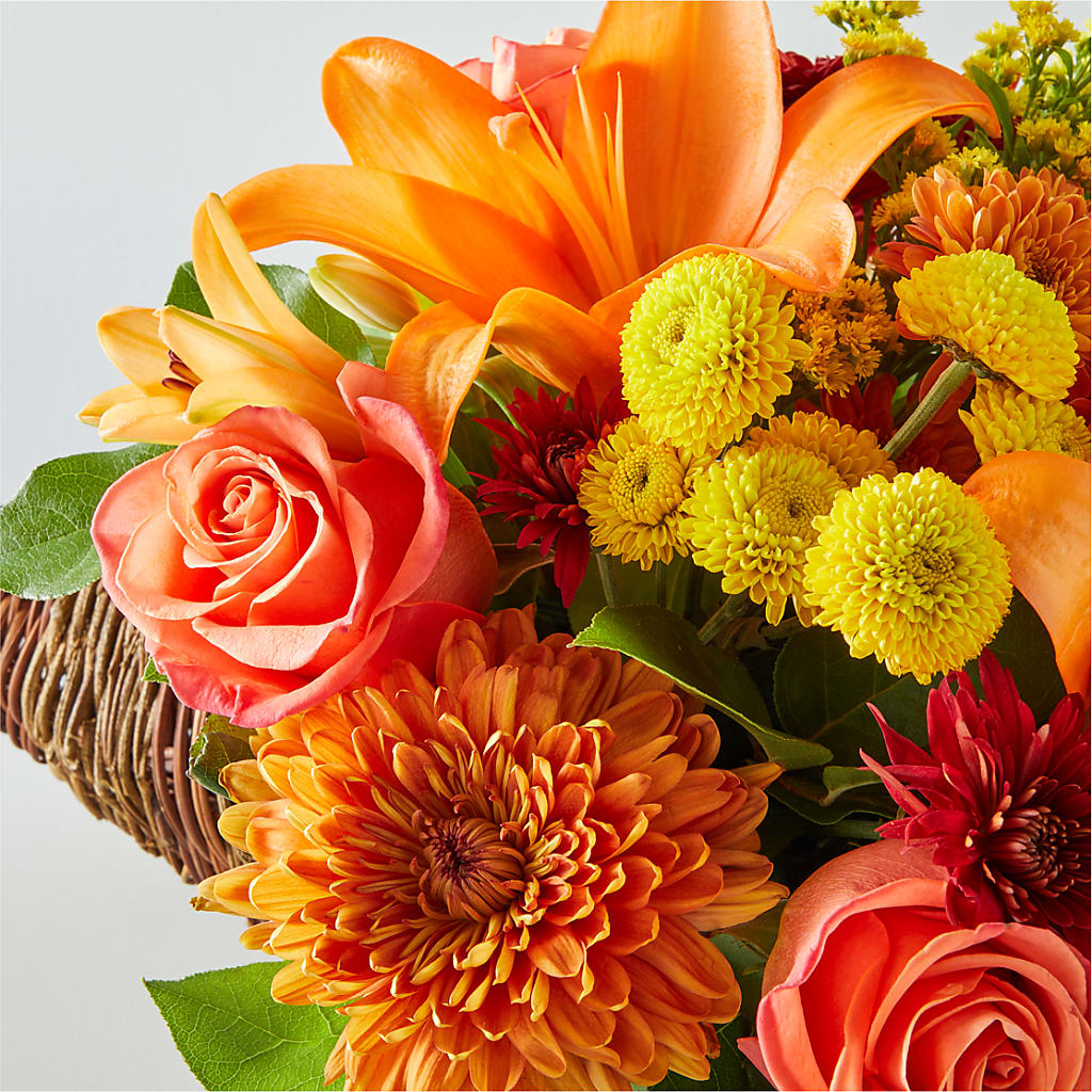 Bouquet of Blessings Cornucopia –  Perkins Floral, Greenville MS