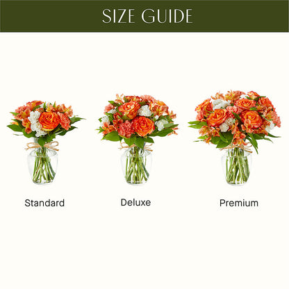 Apricot Glow Bouquet –  Perkins Floral, Greenville MS