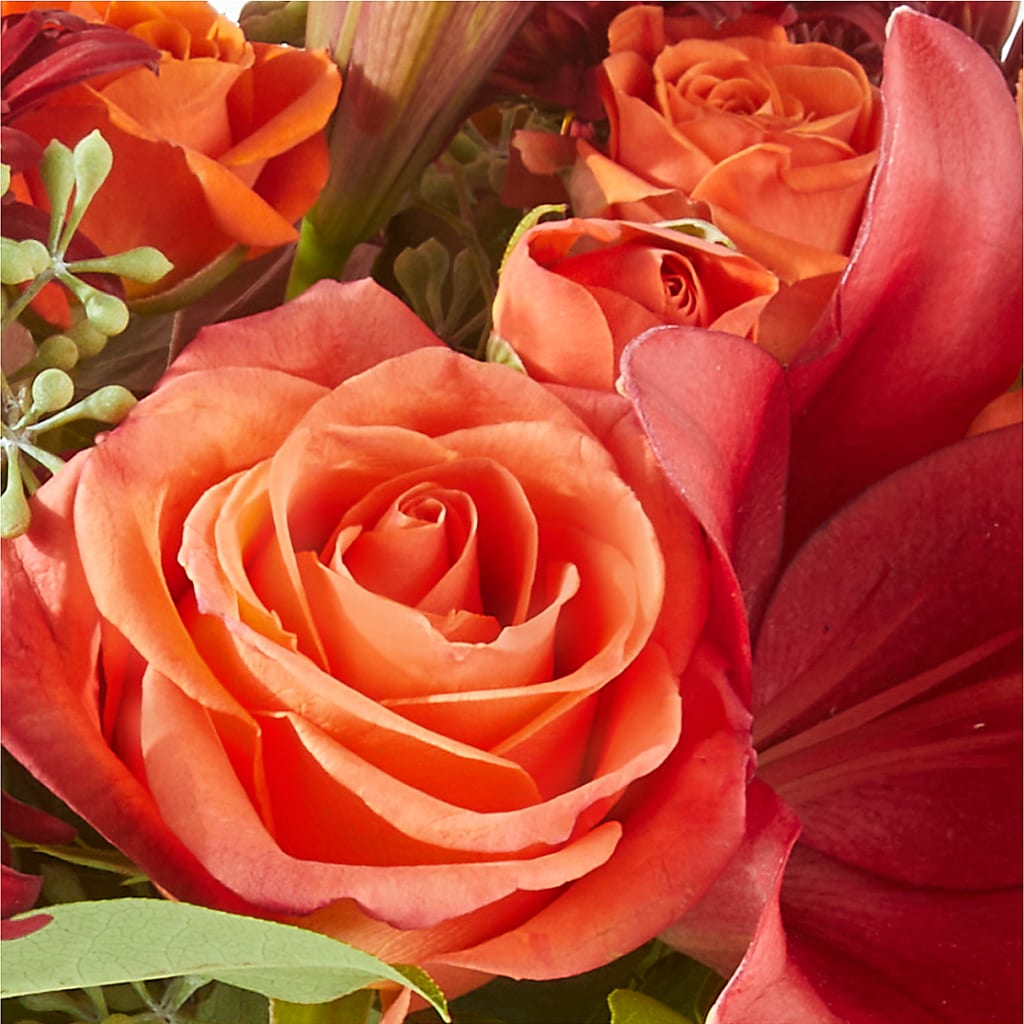 Crimson Leaves Bouquet –  Perkins Floral, Greenville MS